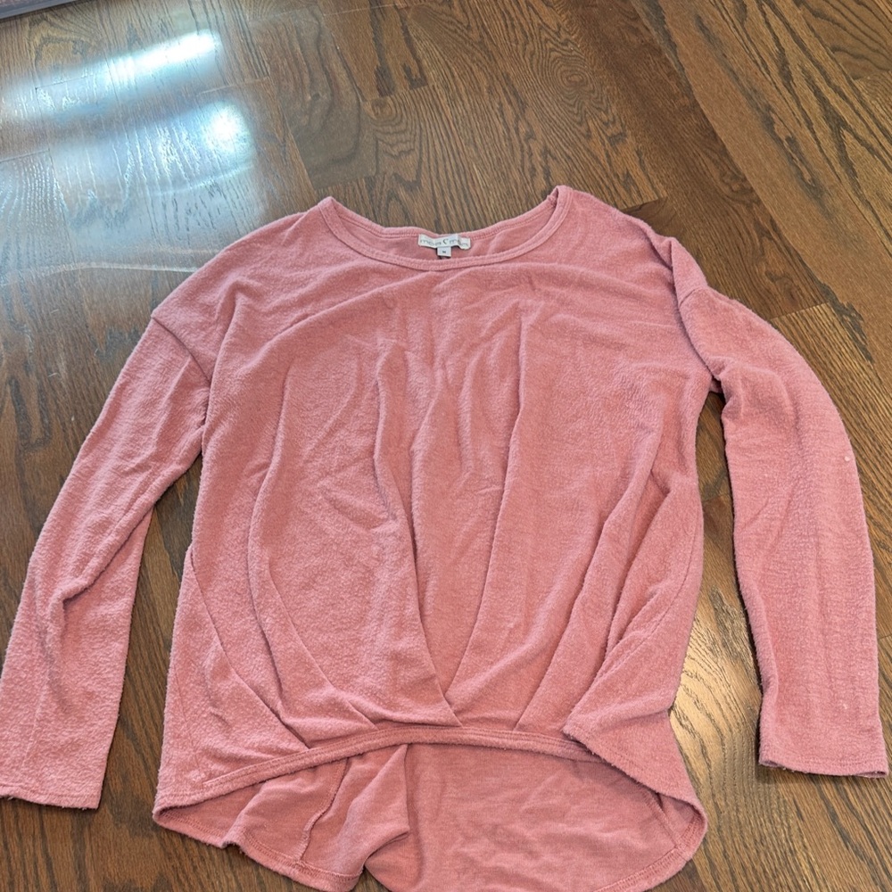 Moa Moa Dusty Rose Long Sleeve Top